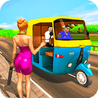 Modern Indian Tuk Tuk Rickshaw